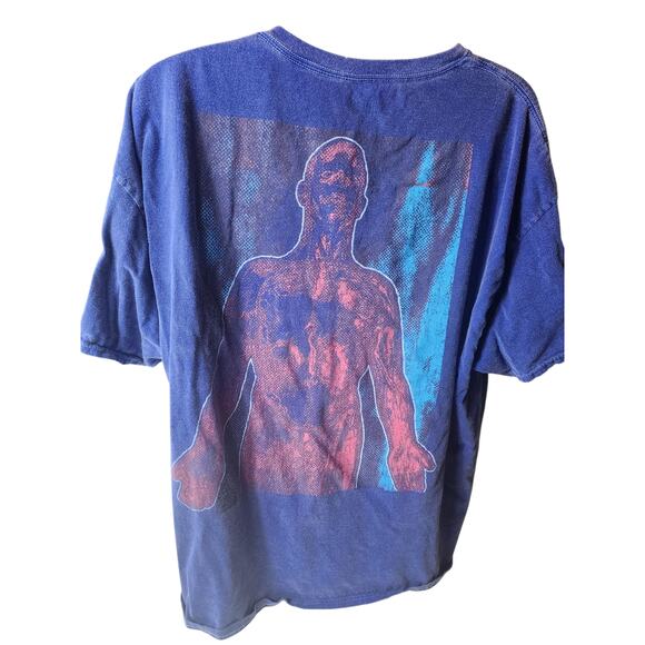 Nirvana Band T Shirt Mens 2XL Sliver Graphic Tee Grunge Distressed Vintage Style - Picture 8 of 16